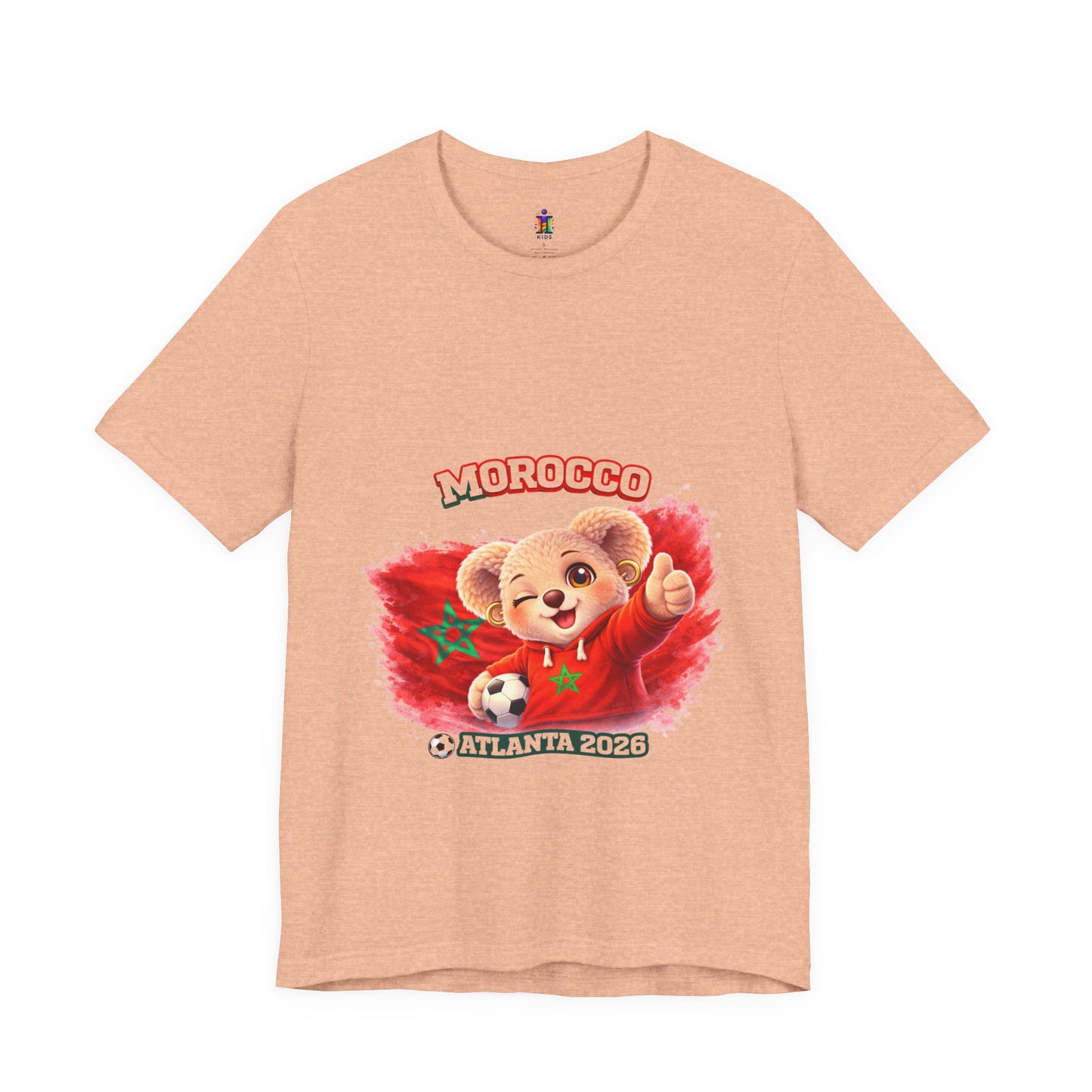 Morocco Football Fan T-Shirt | Morocco Soccer Supporter Tee | World Cup Shirt