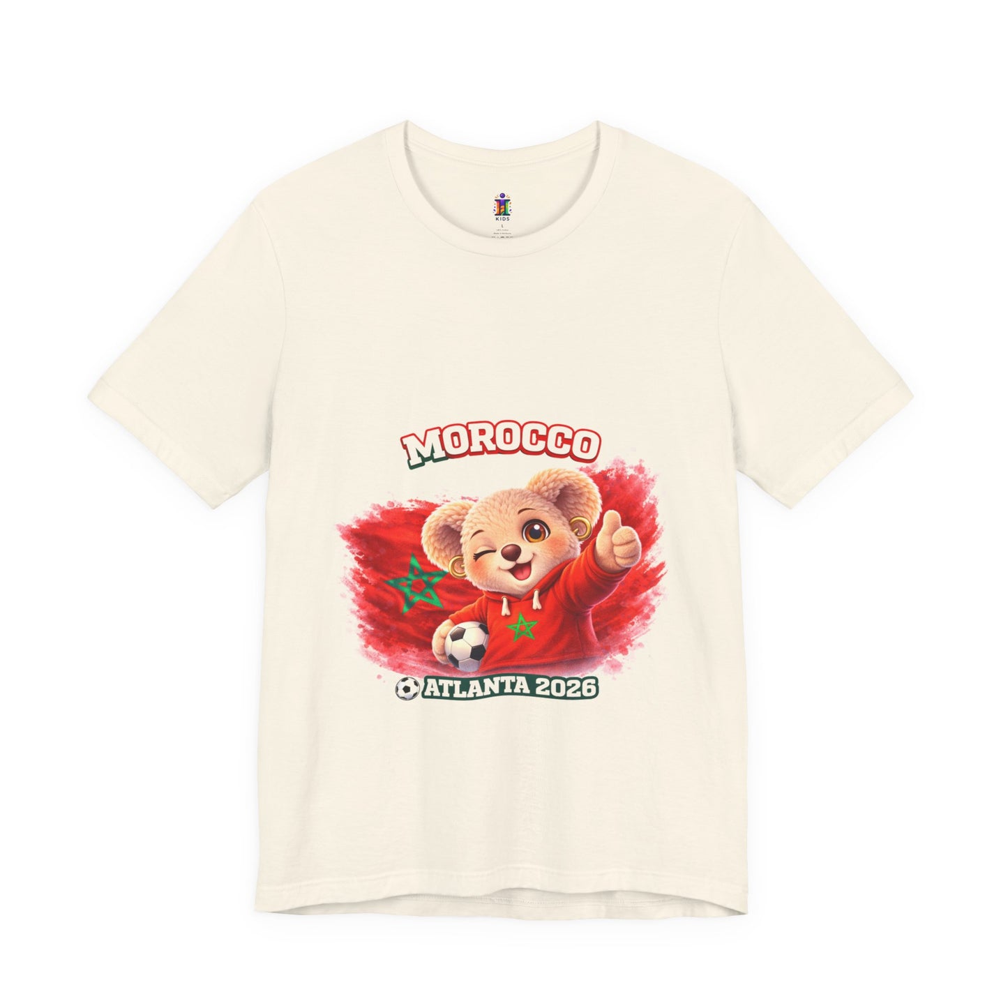 Morocco Football Fan T-Shirt | Morocco Soccer Supporter Tee | World Cup Shirt