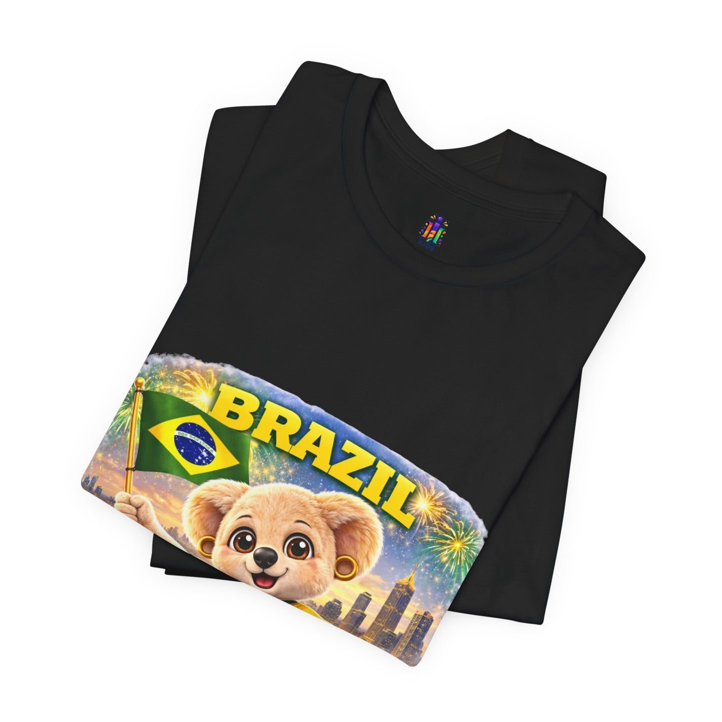 Brazil Soccer Bear T-Shirt — Atlanta 2026 World Cup Fan Tee