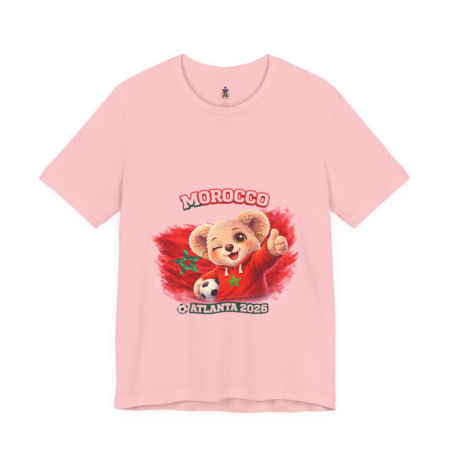 Morocco Football Fan T-Shirt | Morocco Soccer Supporter Tee | World Cup Shirt