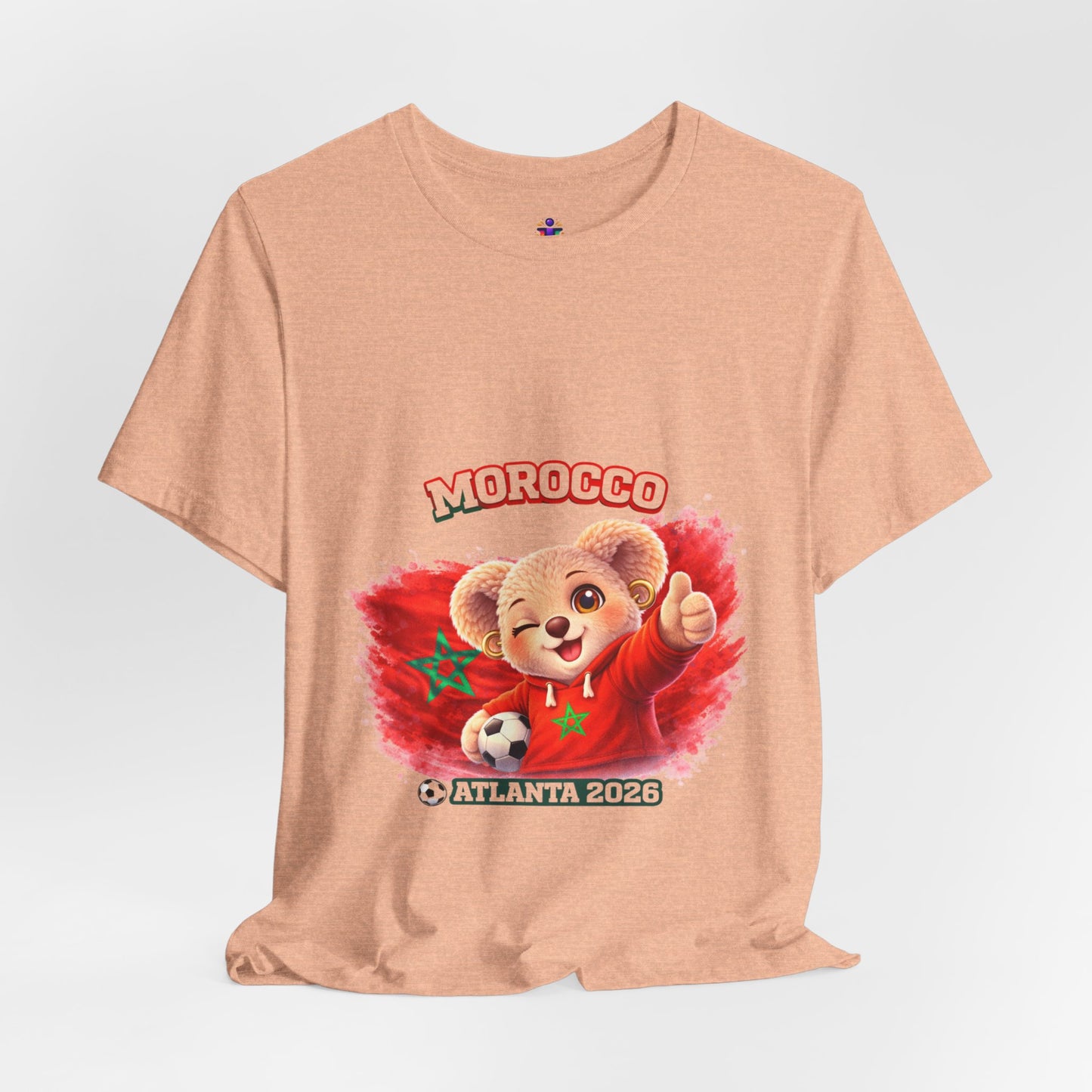 Morocco Football Fan T-Shirt | Morocco Soccer Supporter Tee | World Cup Shirt