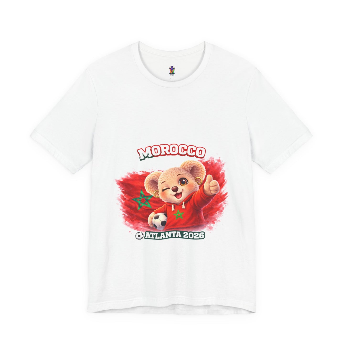 Morocco Football Fan T-Shirt | Morocco Soccer Supporter Tee | World Cup Shirt