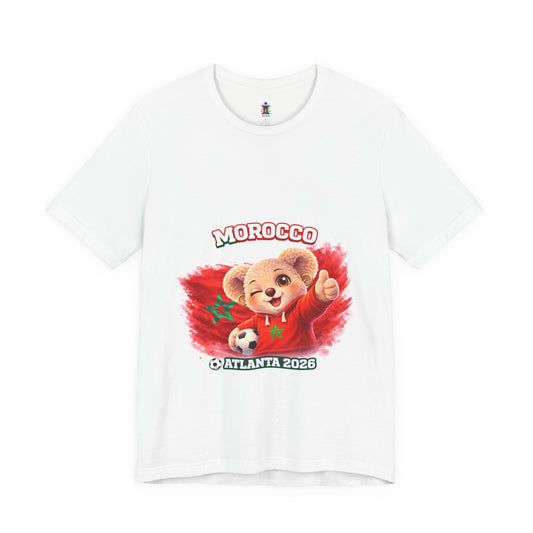 Morocco Football Fan T-Shirt | Morocco Soccer Supporter Tee | World Cup Shirt